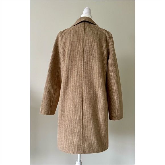 J.Crew Factory Herringbone Topcoat - Picture 8 of 12